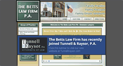 Desktop Screenshot of bettsdelawarelawyers.com